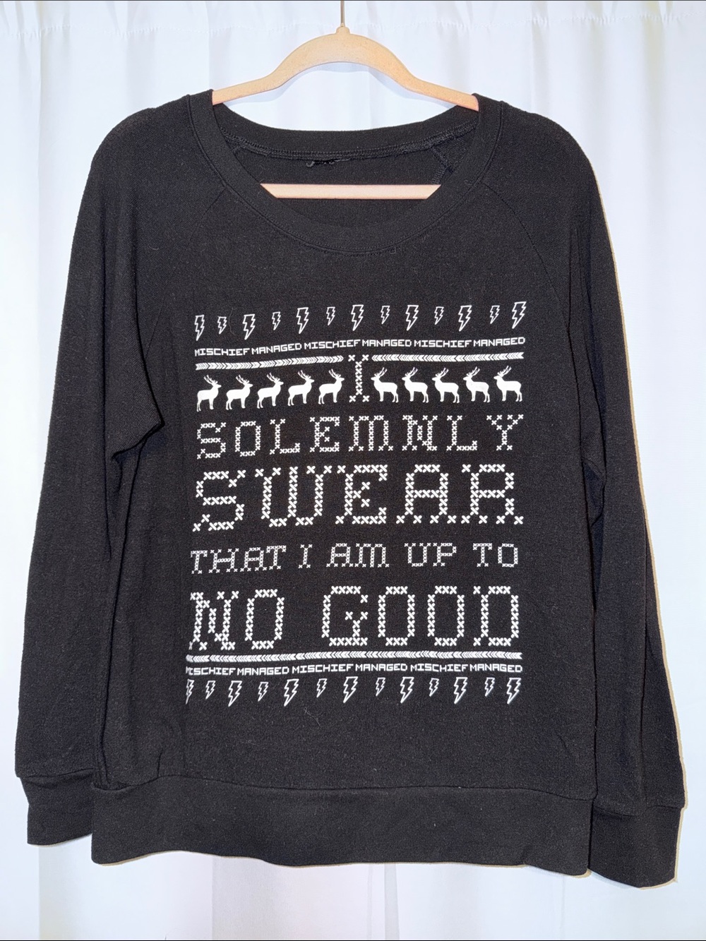 Harry Potter Sweatshirt - I Solemnly Swear I’m Up To No Good